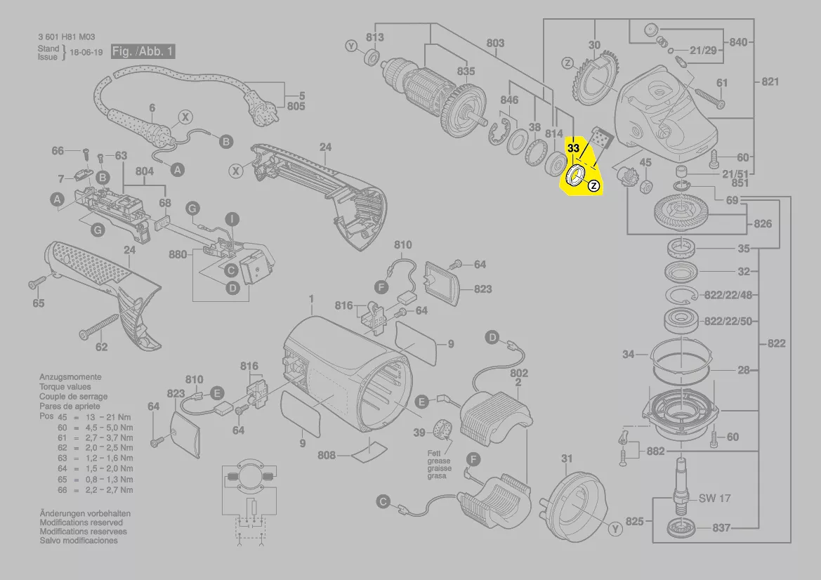 Rondelle joint réf. 1 600 290 064 BOSCH